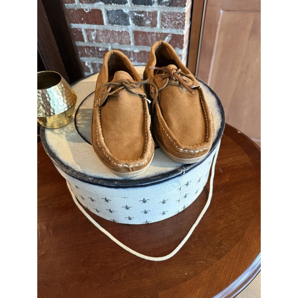 Clark's Originals Wallabee Chukka Boots Beige Maple Suede Leather‎ Mens Size 12M